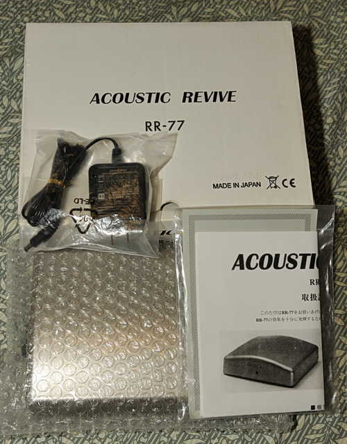 Acoustic Revive RR-77極低頻脈衝產生器, RE-9超級接地器(日本製