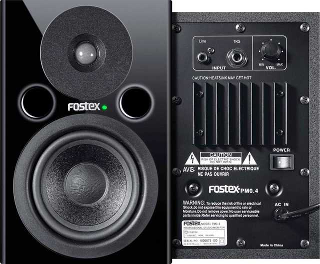 售]FOSTEX PM0.4N新版主動監聽喇叭.鐵製四管90CM腳架- MyAV視聽商情網