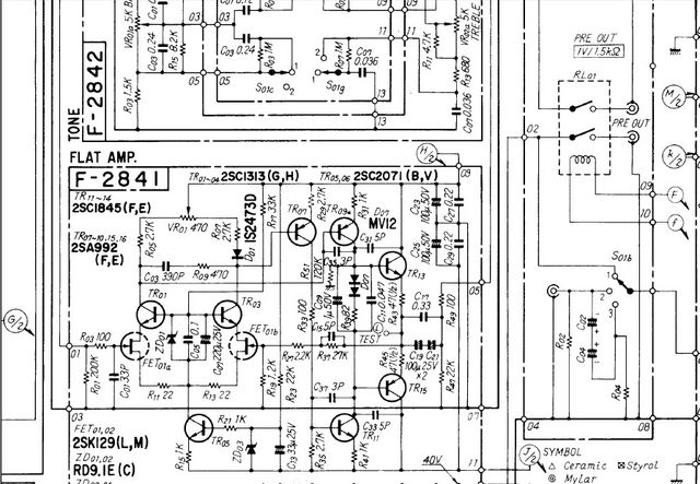 能否改善Sansui au-d707/au-919的前級聲音不夠通透(含前級電路圖