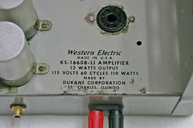 售]WE Western Electric 西電KS-16608-L1 後級- MyAV視聽商情網